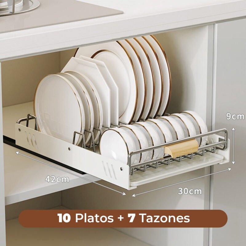 Organizador y Escurridor de Cocina con Base Deslizable – 8 Modelos