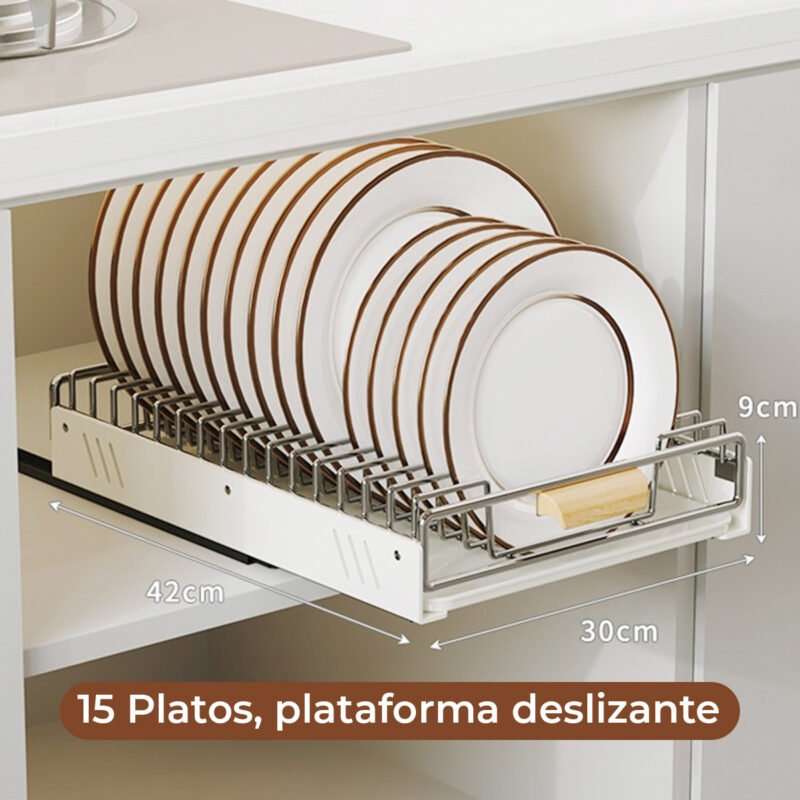 Organizador y Escurridor de Cocina con Base Deslizable – 8 Modelos