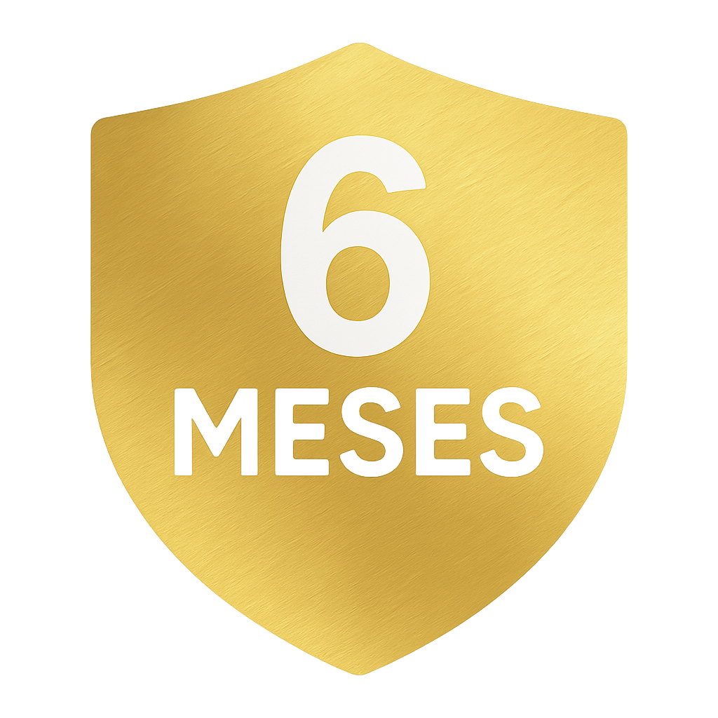 Garantía de 6 meses