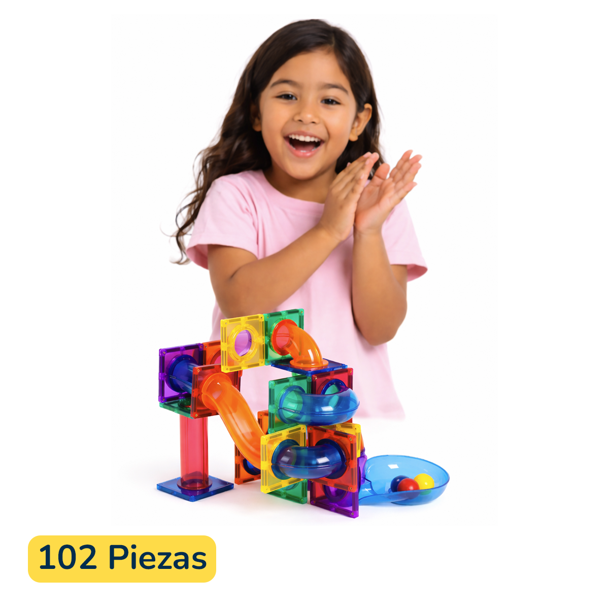MagBlocks™ – Kit de 102pcs Bloques Magnéticos 7.5 cm