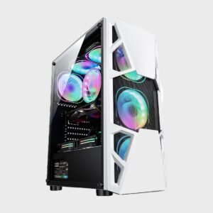 Gabinete PC Gamer Torre ATX con Panel Transparente
