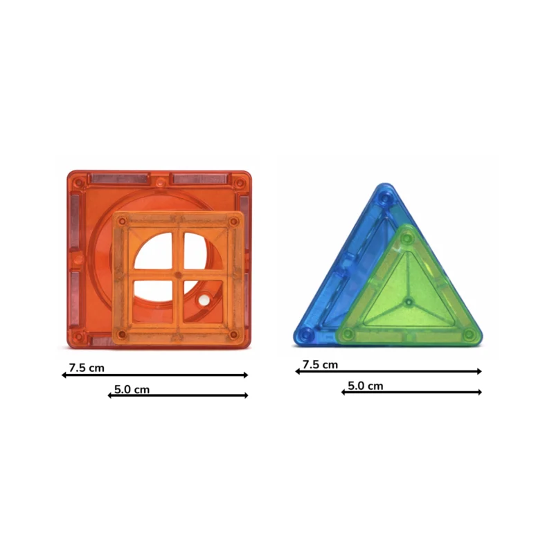 MagBlocks™ – Set de 243 Bloques Magnéticos de Construcción 7.5 cm STEM Educativo
