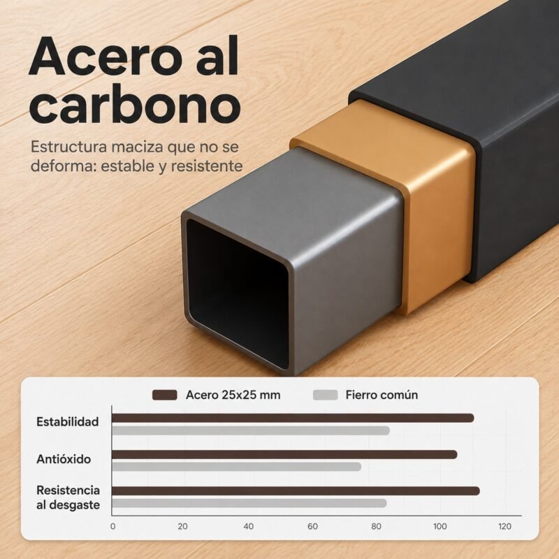 Escritorio Angosto de Doble Nivel con Repisa Inferior · 120×40×75 cm
