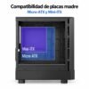 Compatibilidad de placas madre: Micro-ATX y Mini-ITX