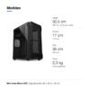 Medidas del gabinete: 305 x 170 x 350 mm, 2,3 kg