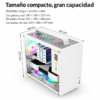 Medidas del gabinete: 347 x 160 x 327 mm con patas y asa